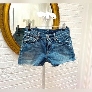 7 For All Mankind Low Waisted Shorts